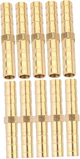 TEHAUX 10 Peças Acessórios Para Tubos De Gás Natural Acessórios Para Fogão A Gás Conector De Tubo Para Fogão A Gás 8Mm Acessórios Para Tubos De Gás Farpado Encaixe Para Tubo De Latão