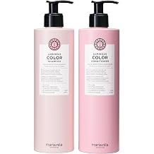 Maria Nila Luminous Color, Shampoo & Conditioner set, For Shiny Glossy Hair, Pomegranate & Color Guard Complex stops Color Loss from Washing & Styling, 2 x 16.9 Fl Oz