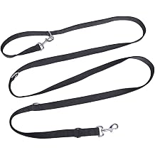 Nylon Dog Leash - Adjustable Heavy Duty Training Lead, 3m Hands Free Strong Line for Large Dogs