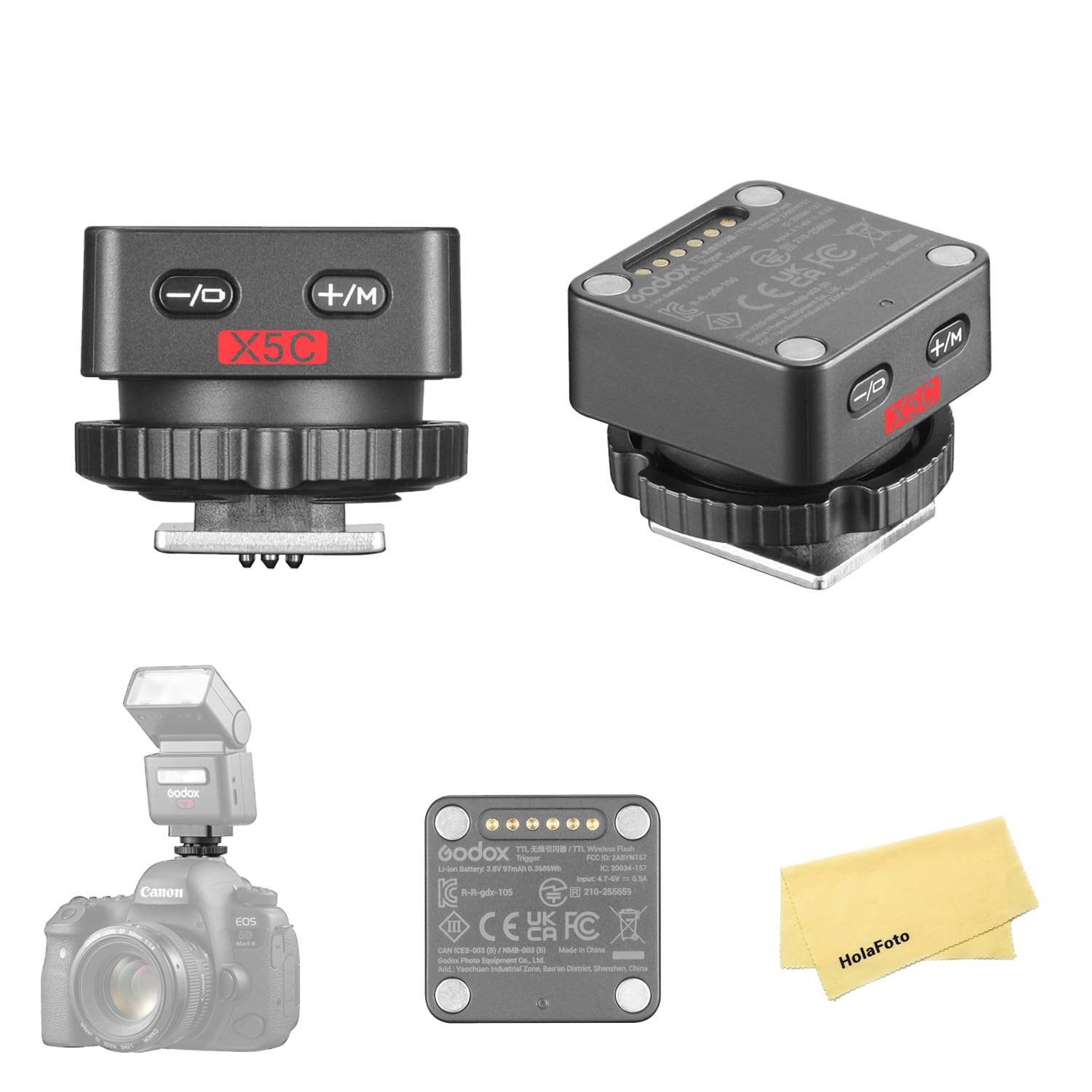 Amazon.com : GODOX X5 C X5C X5-C 2.4G TTL Wireless Flash Trigger