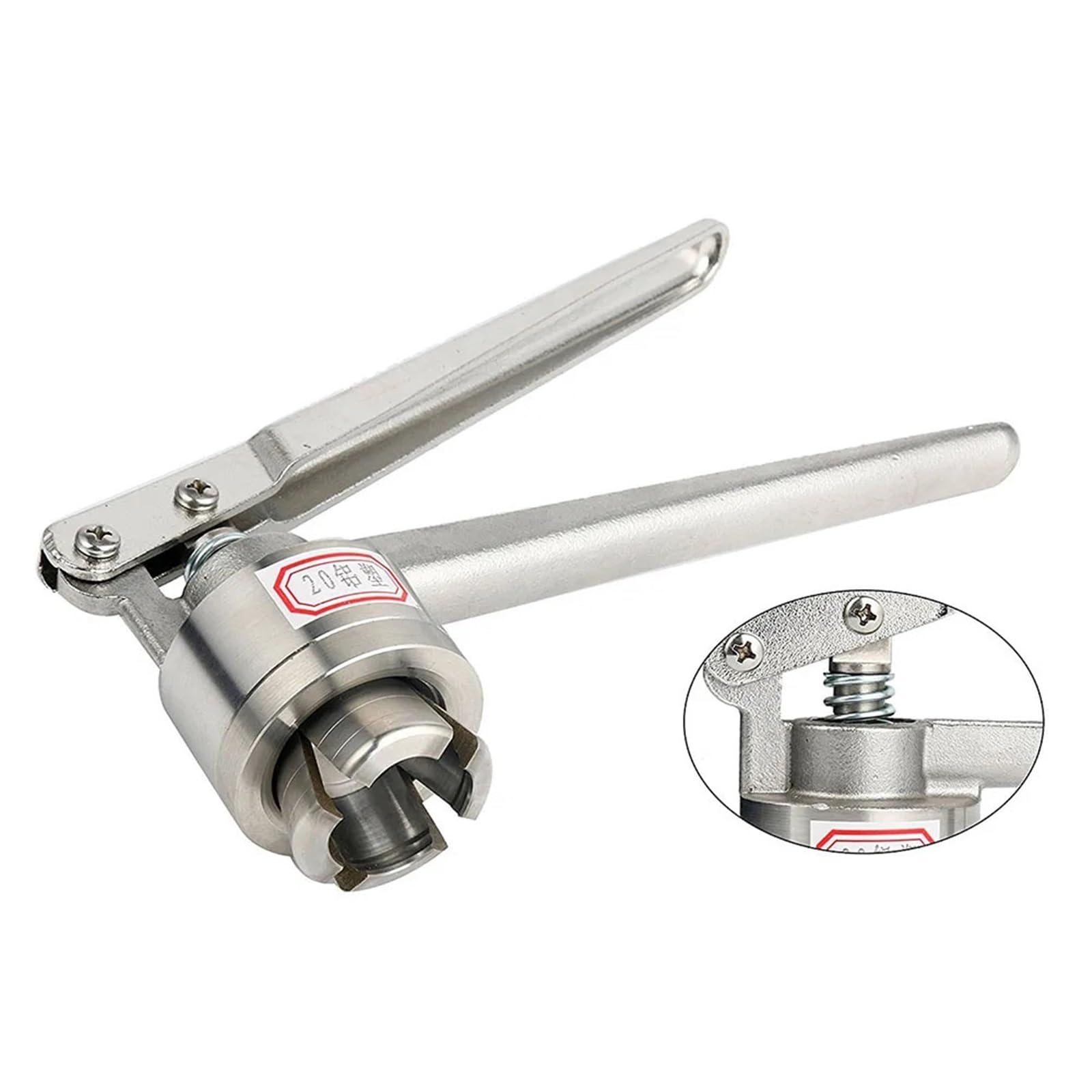 Alicate Crimpador Manual Engarzadora de viales abatibles 20 mm | Herramienta manual de sellado manual for engarzar tapas de botellas médicas