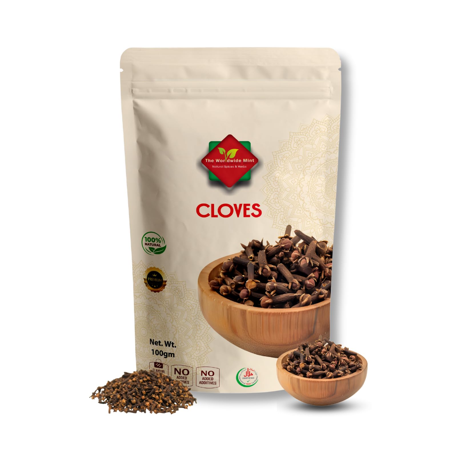 Cloves Whole | 100G| Premium Quality | Sun Dried | Indonesian| Gluten Free | Non GMO | No Additives | No Preservatives| 100G