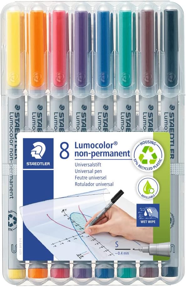 Staedtler 313 Viltstift/Marker Permanent Lumocolor, OHP/CD/DVD