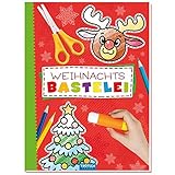 Trötsch Bastelbuch mit Bastelbögen Weihnachtsbastelei: Bastelheft Beschäftigungsbuch