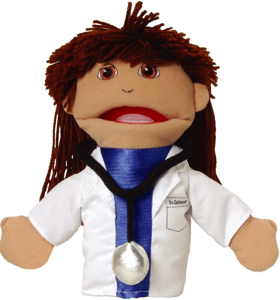 Pretend Play Puppetry Medical Doctor Hand Puppet : Amazon.co.uk: Toys ...