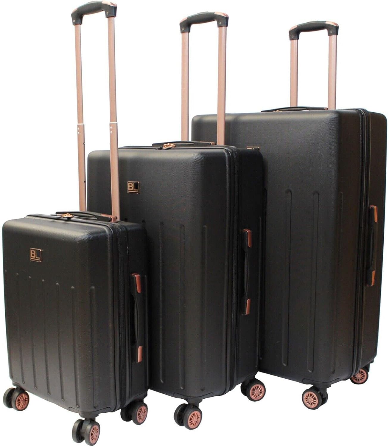 Suitcase Set 3 Hard Shell ABS Polycarbonate Lightweight Suitcase