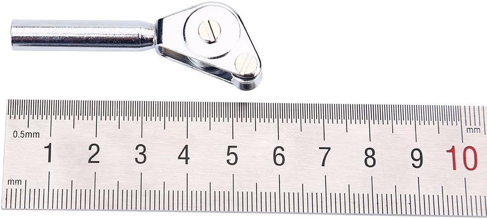 Keenso Fishing Rod Tip, 5/6/7/8mm Roller Rod Tip Guide Stainless Steel Fishing Trolling Tackle Accessory for Sea Boat Fishing Trolling