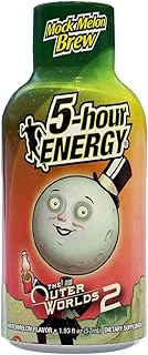 5-hour ENERGY Extra Strength Shots, Outer Worlds 2, Mock Melon Brew Flavor, 1.93 oz, 6 Count