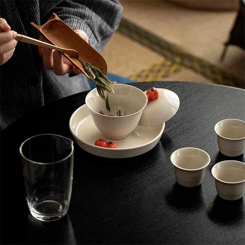 130ml Keramik Pflanze handgemachte Gaiwan Persimmon Terrine Kung Fu Tee-Set Schüssel Dekoration
