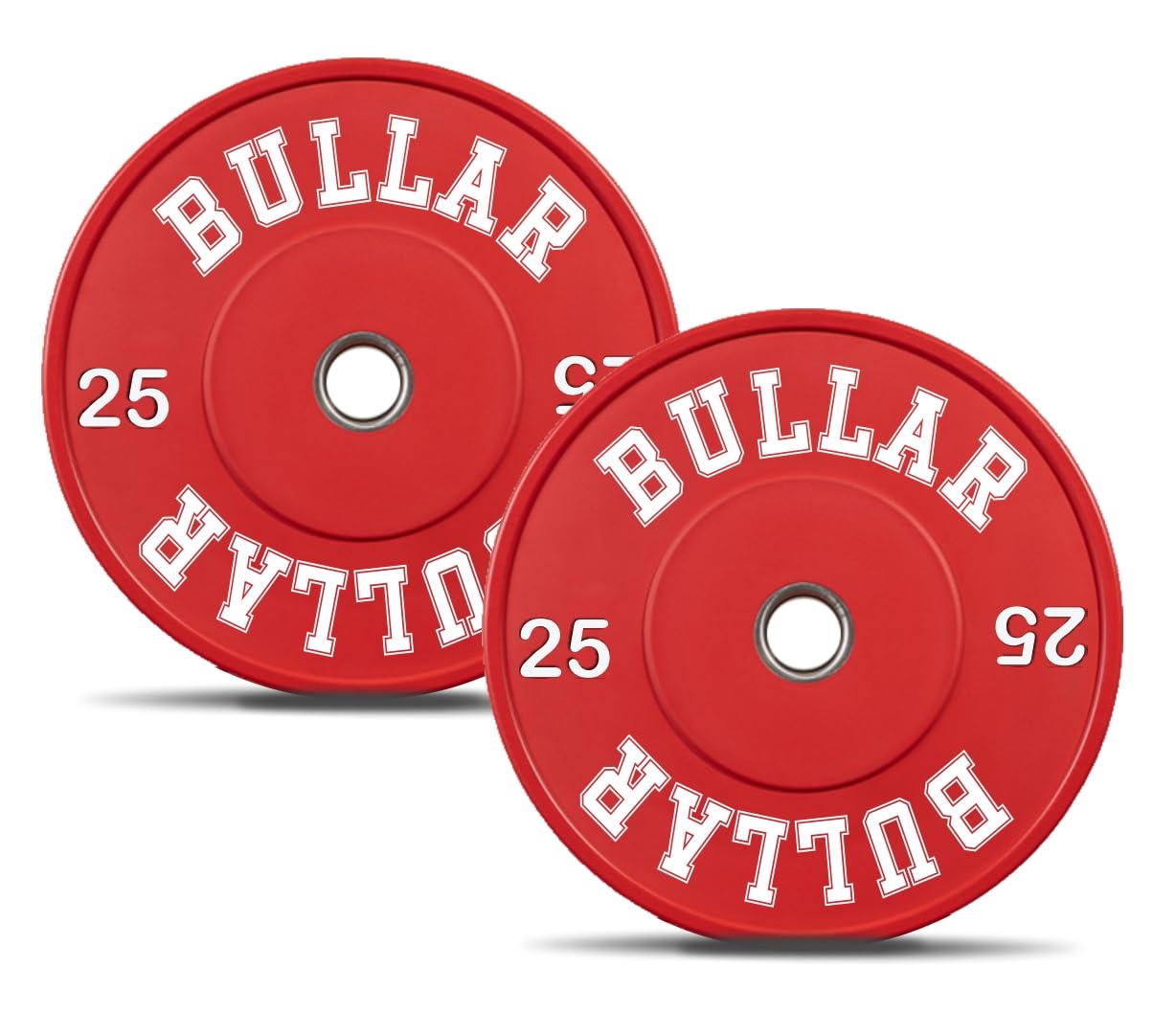 BULLAR Olympic Color Rubber Bumper Plates Weightlifting Gym spare plates (50 KG SET (25KGX2)) (B0C4GV1QWB) Amazon Price History, Amazon Price Tracker