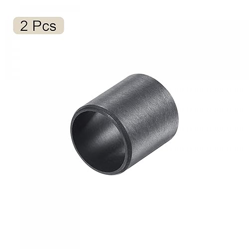 Miniatura 78 de uxcell Rodamientos de manga 0.472 in Diámetro 0.551 in OD 0.472 in Longitud POM Envueltos Bujes sin aceite Negro 2pcs