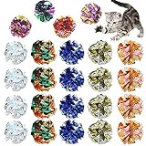 [ Crinkle Ball Katzenspielzeug ] Lustige interaktive Katzenspielzeuge sorgen dafür, dass sich Ihre schöne Katze beruhigt und stundenlang spielt und trainiert. Dies hilft, Langeweile abzubauen, gute Laune zu verbessern, fit zu bleiben und Ihre Katze nach und nach sowohl geistig als auch körperlich positiver zu trainieren gutes Spielzeug, um die Beziehung zwischen Besitzer und Haustier zu verbessern.