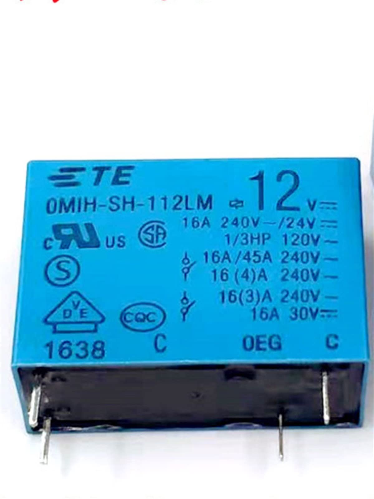 Relais OMIH-SH-112LM 12V pour réparer une panne de carte de commande de chaudière