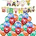 Thème de Peppa Pig Fête d'anniversaire Ballons, Cute Pink Pigs Ballons pour Peppa Pig & George Pig - Ballons de fête,25PC