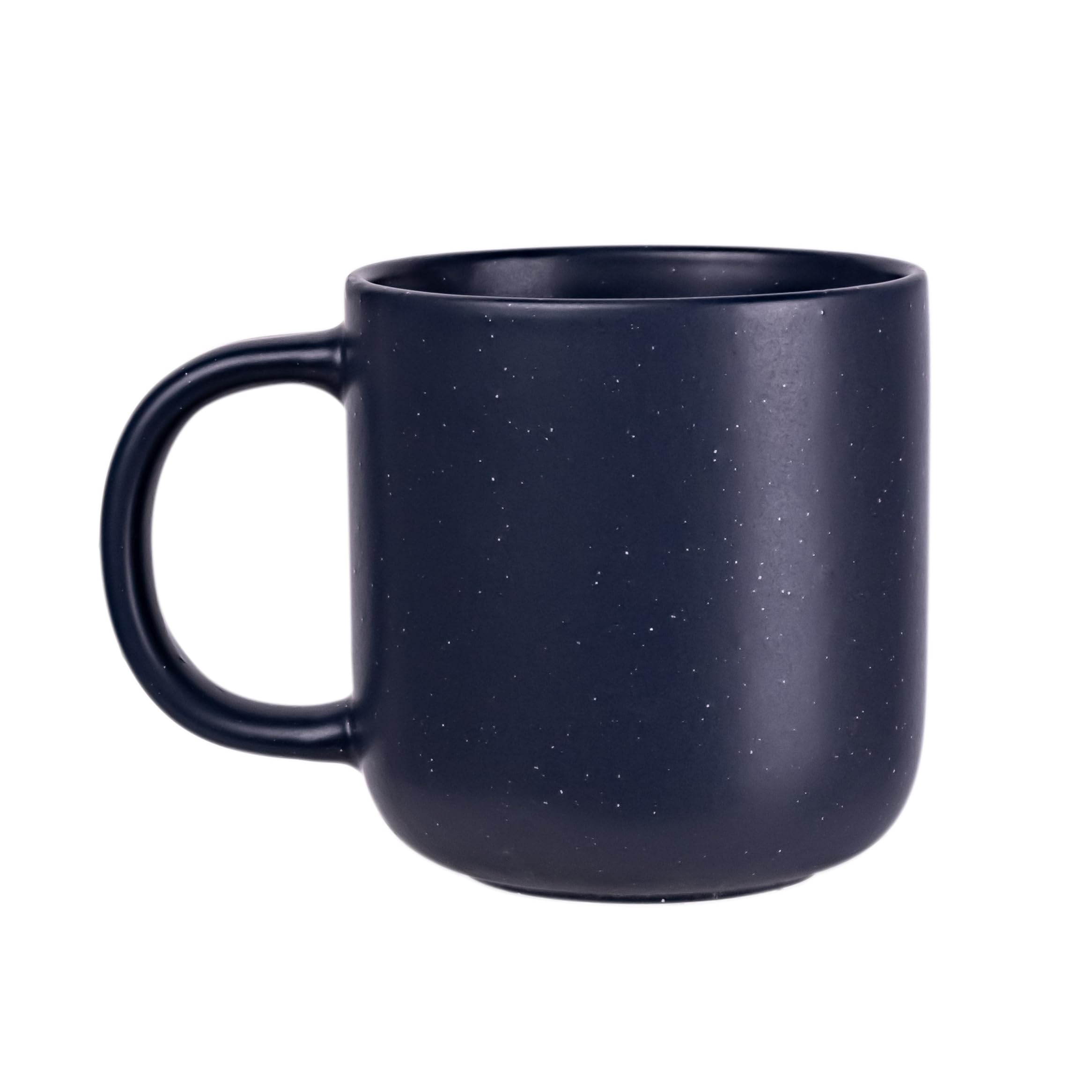 Cuisine Art Contra 350ml Stoneware Coffee Tea Mug, Martinique Blue 8.5x9cm - Stylish and Durable Large Mug for Hot Beverages - Ideal for Home, Office, and Gifting