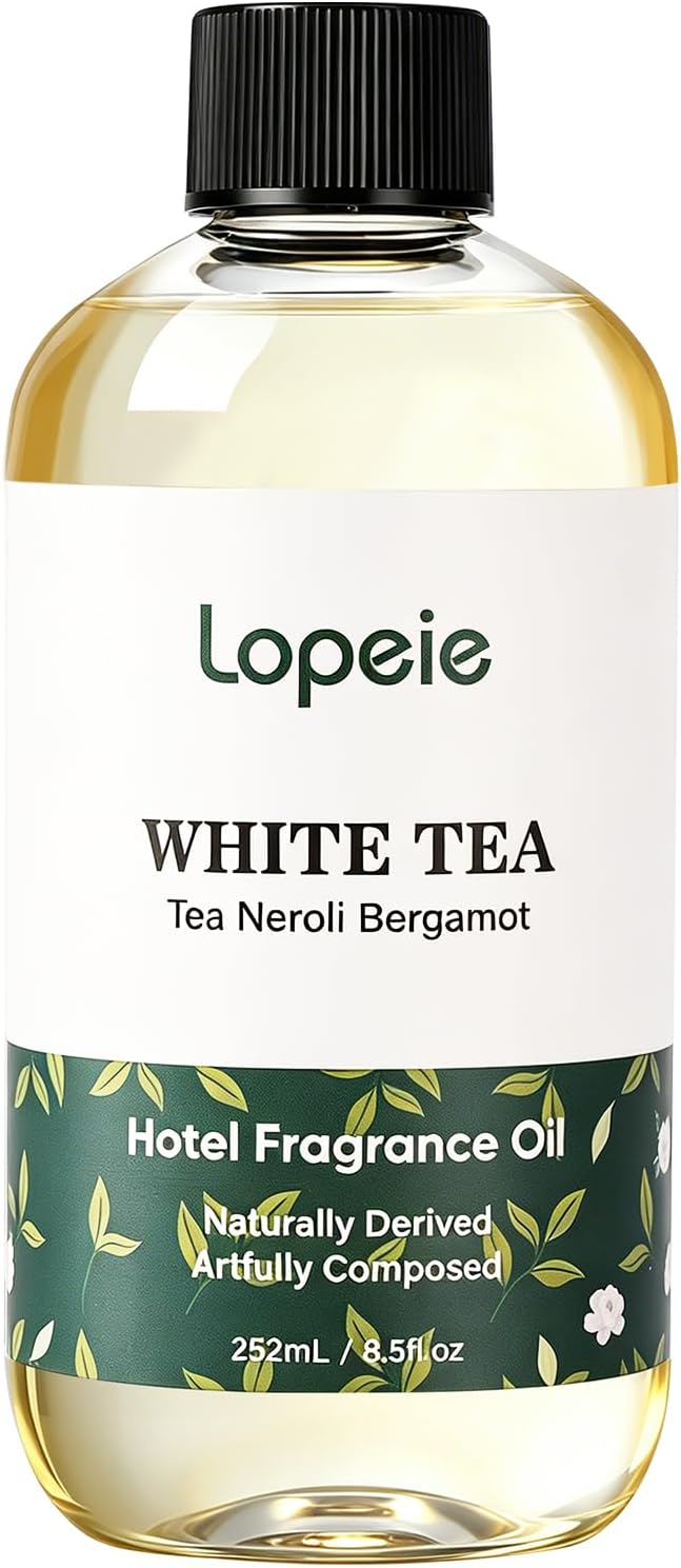 Lopeie White Tea Diffuser Oil – with Neroli & Bergamot, Hotel Scent