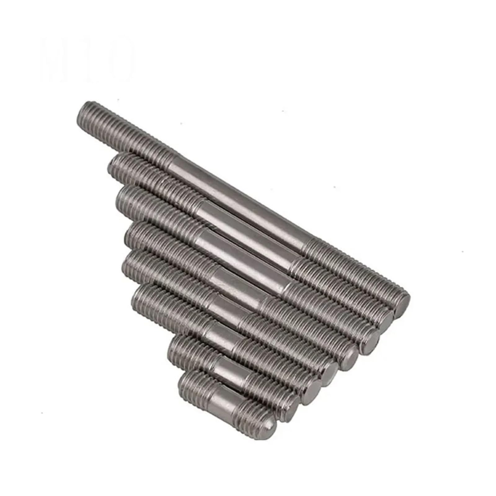 Tige filetée double en acier inoxydable, Goujons filetés à Double extrémité en acier inoxydable 304 M5x0.8, 20-250mm, usage industriel(M5x150mm 10pcs)