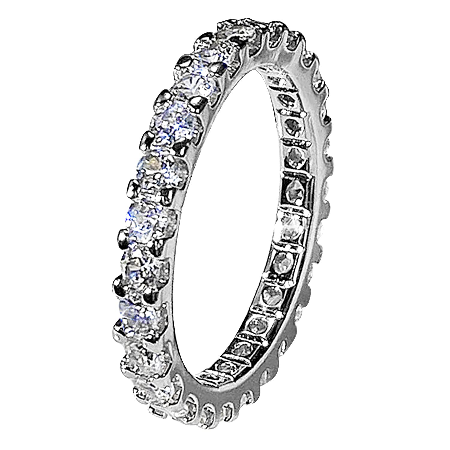 peora American Diamond Studded Silver Plated Finger Ring Fashion Wear Stylish Jewellery Gift for Girls & Women (PX8R102-7)-picture-42