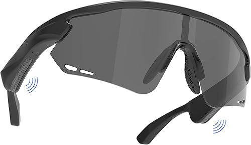 Gafas de sol polarizadas Bluetooth para hombres, mujeres, gafas inteligentes deportivas, micrófono integrado y altavoces de música de oído abierto,