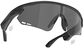 Polarized Bluetooth Sunglasses for Men, Women, Sport Smart Glasses, Built-in Mic & Open Ear Music Speakers, UV Protection Running Baseball Sunglasses, Cycling Glasses
