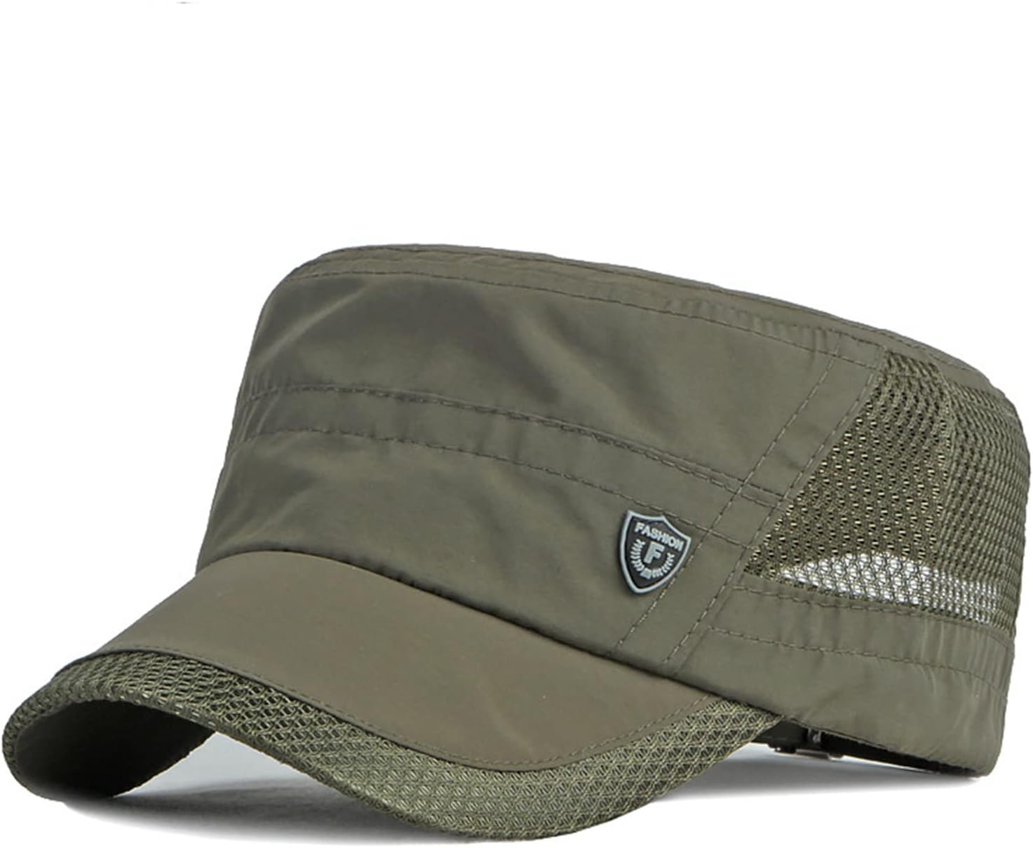 Mesh Military Cap Summer Army Hats for Men Quick Qry Short Bill Hat Cadet Cap