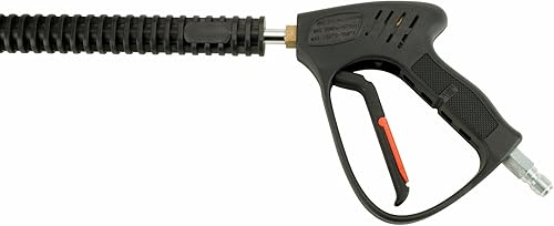 Miniatura 3 de Erie Tools Pistola de lavado a presión de 5000 PSI 8 GPM y varita de 12 pulgadas de grado de agua caliente de 300  F con bloqueo de gatillo de 38