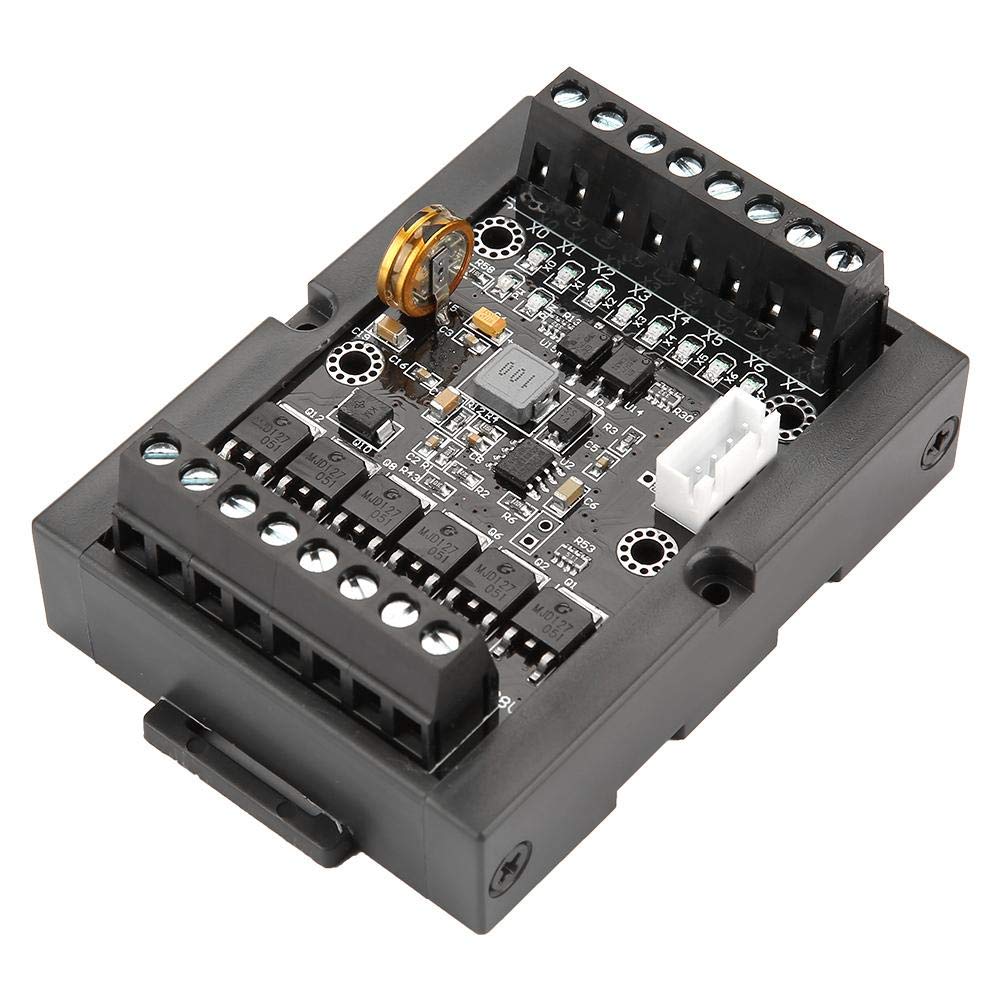 Tarjeta de control industrial PLC FX1N-14MT El módulo de retardo de relé programable con Shell puede realizar miles de funciones, 10-28VDC