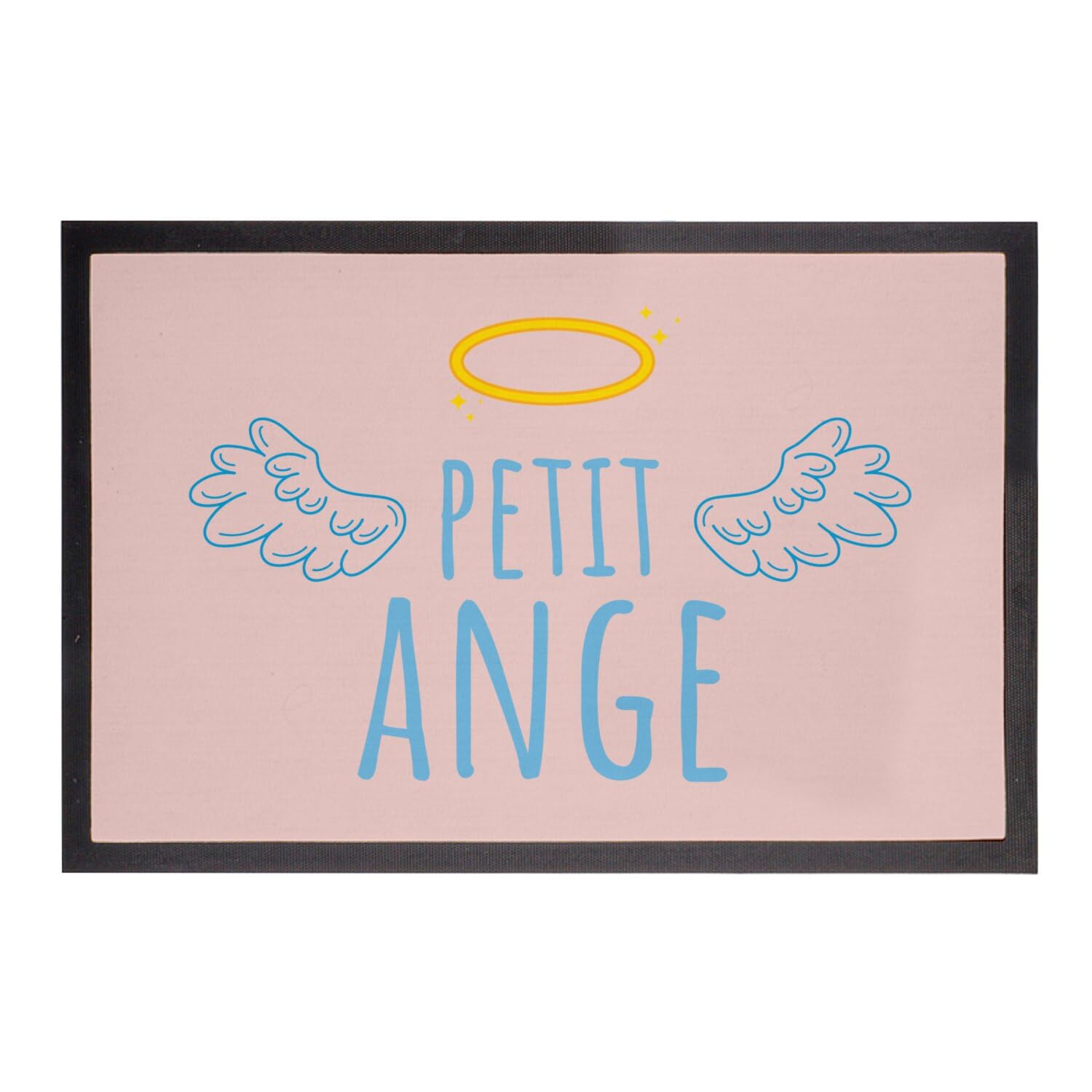 Paillasson rose Petit Ange pour une décoration d'entrée douce