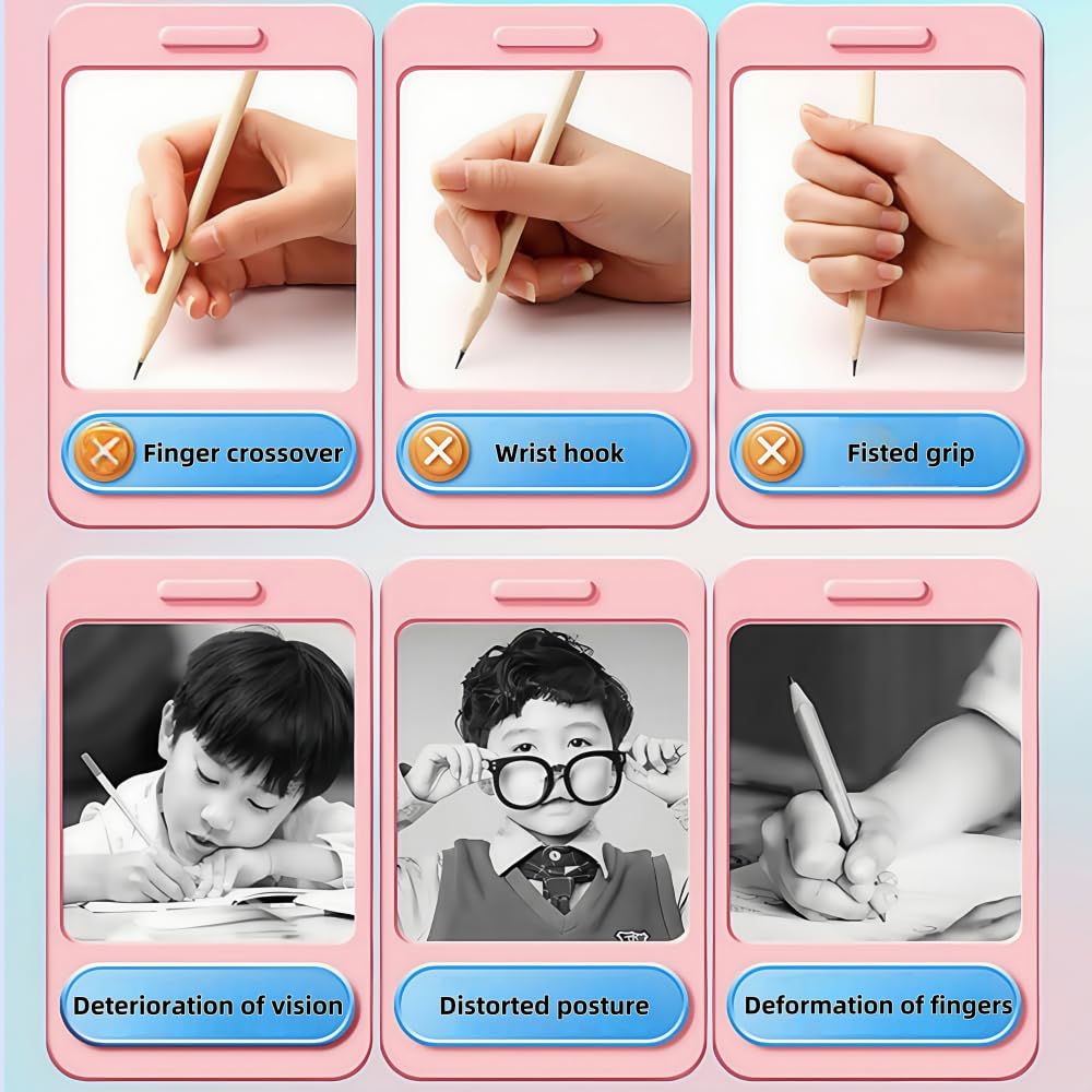 2,0 mm Druckbleistift für Kinder: Fat Grip Handschrift-Bleistift mit 14 Minen