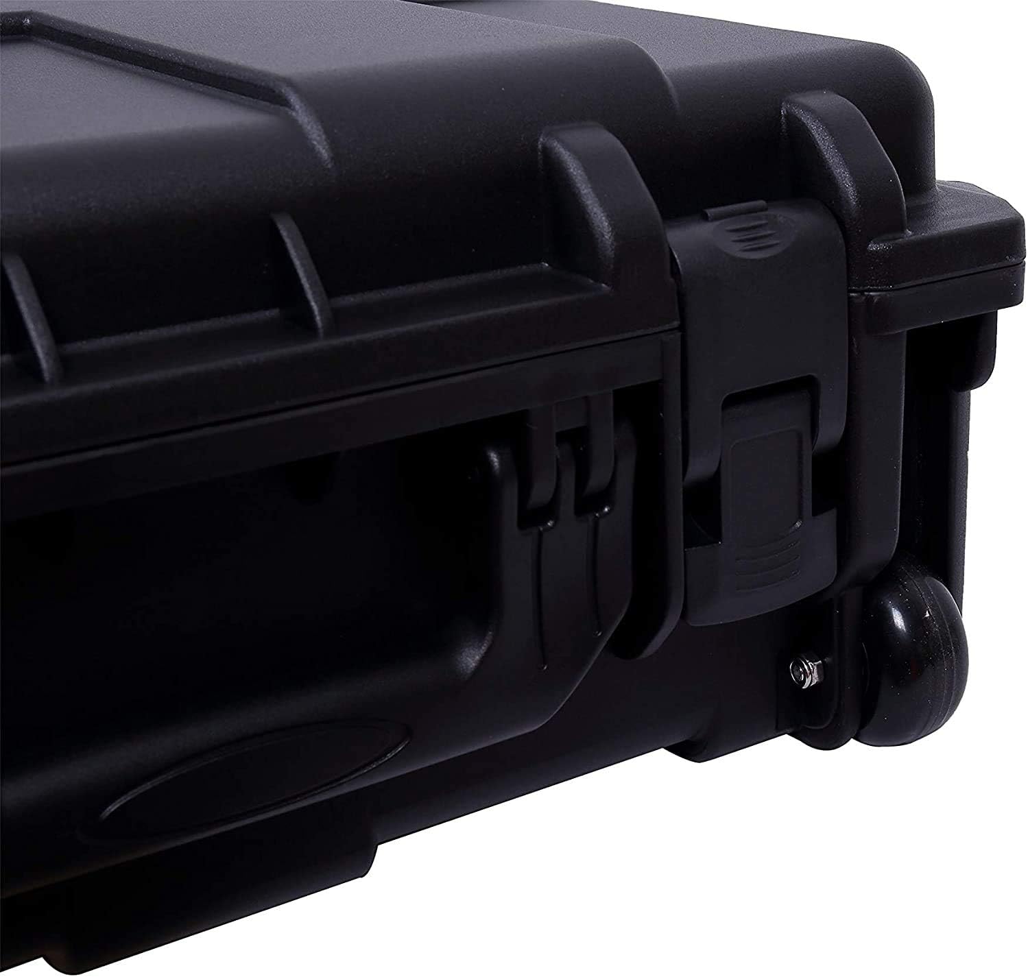 Crossrock Keyboard Case, Injection Molded PE Hard Case for 61-Note Keyboard, Black(CRA961KBK)