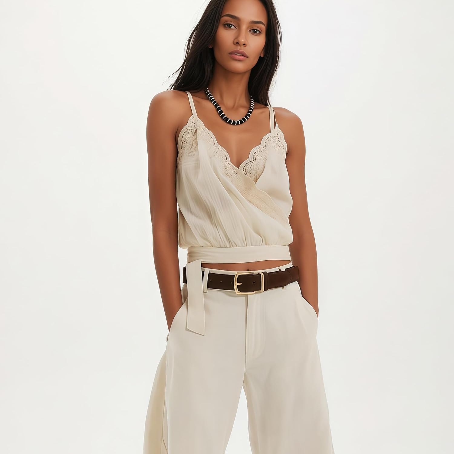 HOTWILL Women Suede Belt for Jeans Dress Chunky Waist Belts