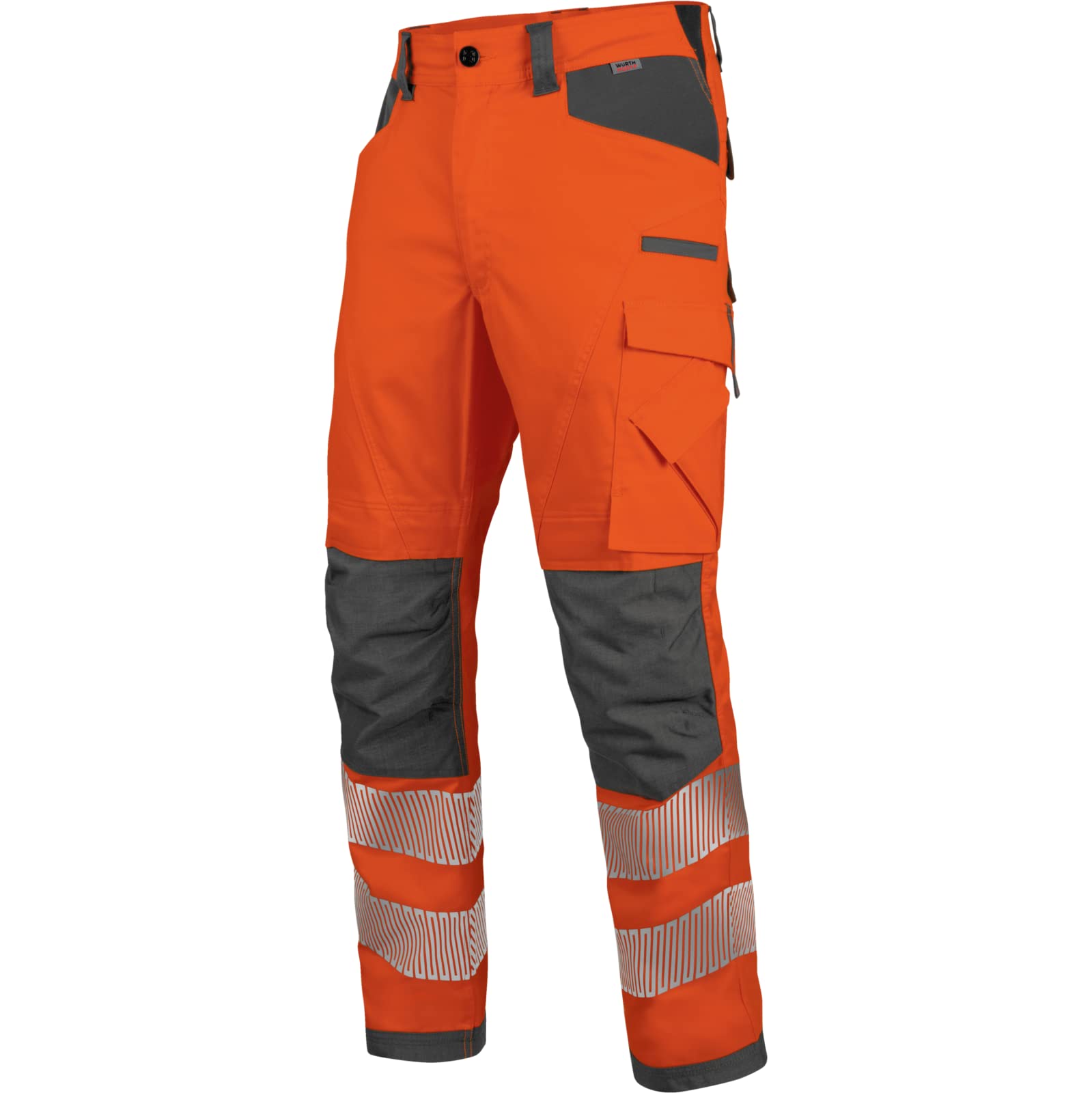 WÜRTH MODYF Warnschutz Bundhose Neon EN 20471 2 - professionelle Arbeitshose für Herren - Warnschutzhose mit Reflektoren - in den Größen 24-118 in Gelb und weiteren Farben