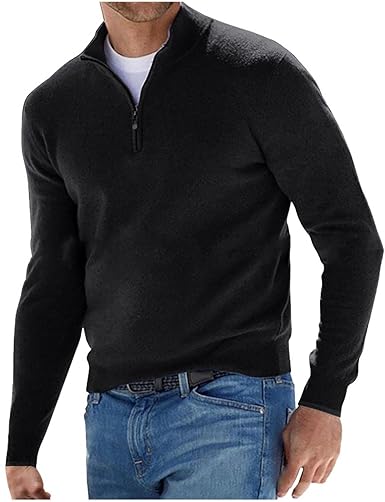 Quarter zip sweater business casual Clearance