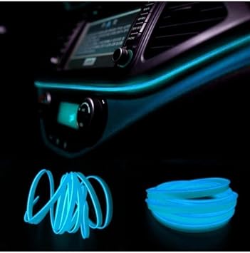 TRENDLIFEOTO Araç Içi Torpido Ledi - Ip Led - Neon Led - Şerit Led/Buz Mavi