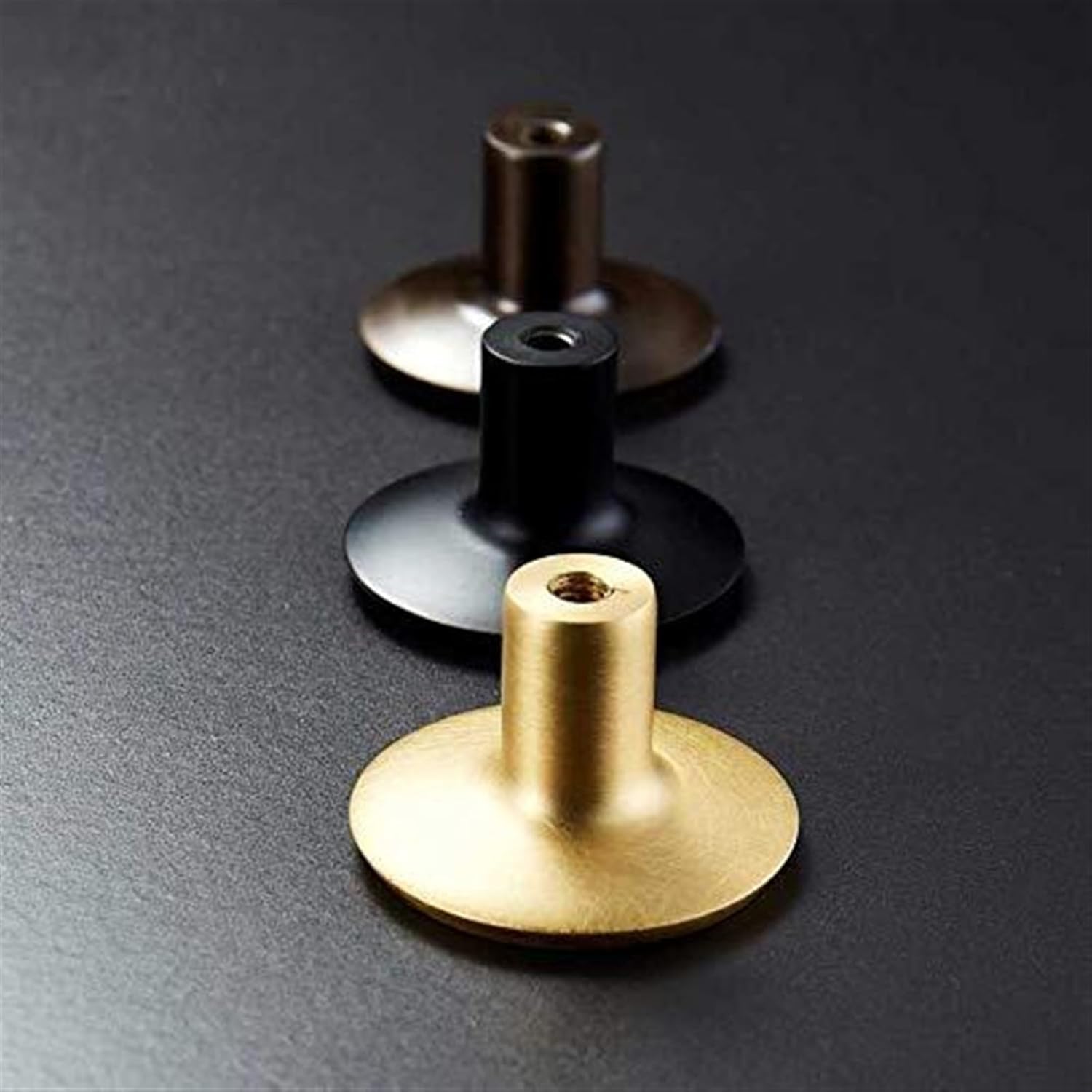 Solid Brass Furniture Handle Comfortable Cabinet Door Wardrobe Dresser Drawer Pull Country Knob (Color : B)