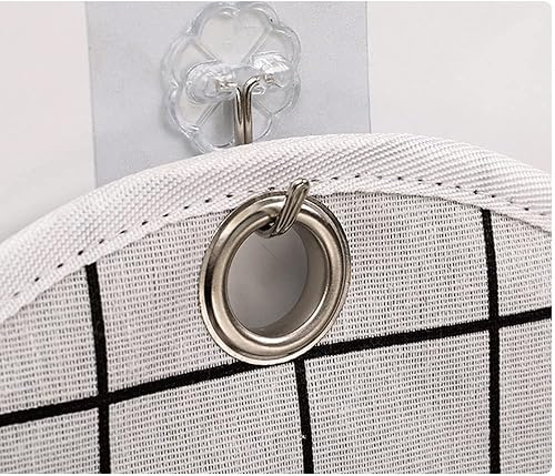 Miniatura 9 de Casa Bolsa colgante multifuncional Colgador de tela para dormitorio universitario Organizador Misceláneo Bolsa colgante de pared para baño Bolsa