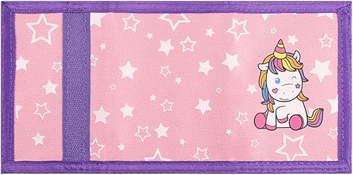 Miniatura 4 de Billetera de lona para niños, niñas y adolescentes, billetera de lona para niños, bonitas carteras con cremallera para jóvenes con bolsillo para