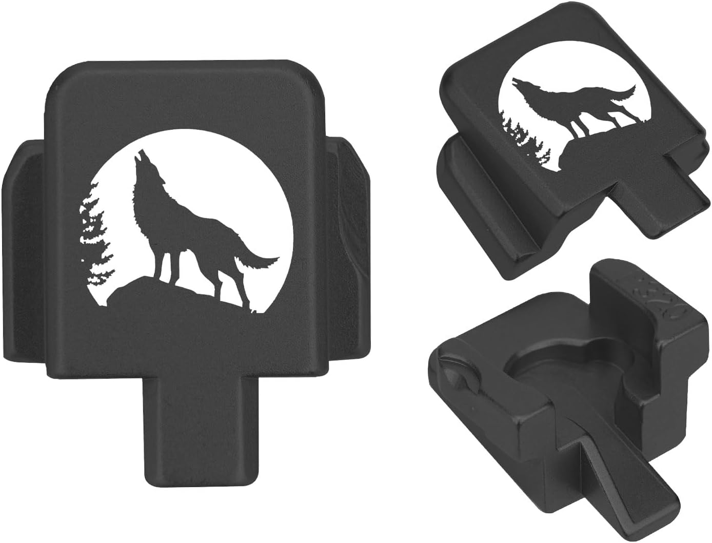 NDZ Performance Slide Cover Back Plate for Sig P320 Series 9mm .40 .357 .45 ACP, Laser Deep Engraved Glow in The Dark, Made in The USA - Choose Glow Color & Image