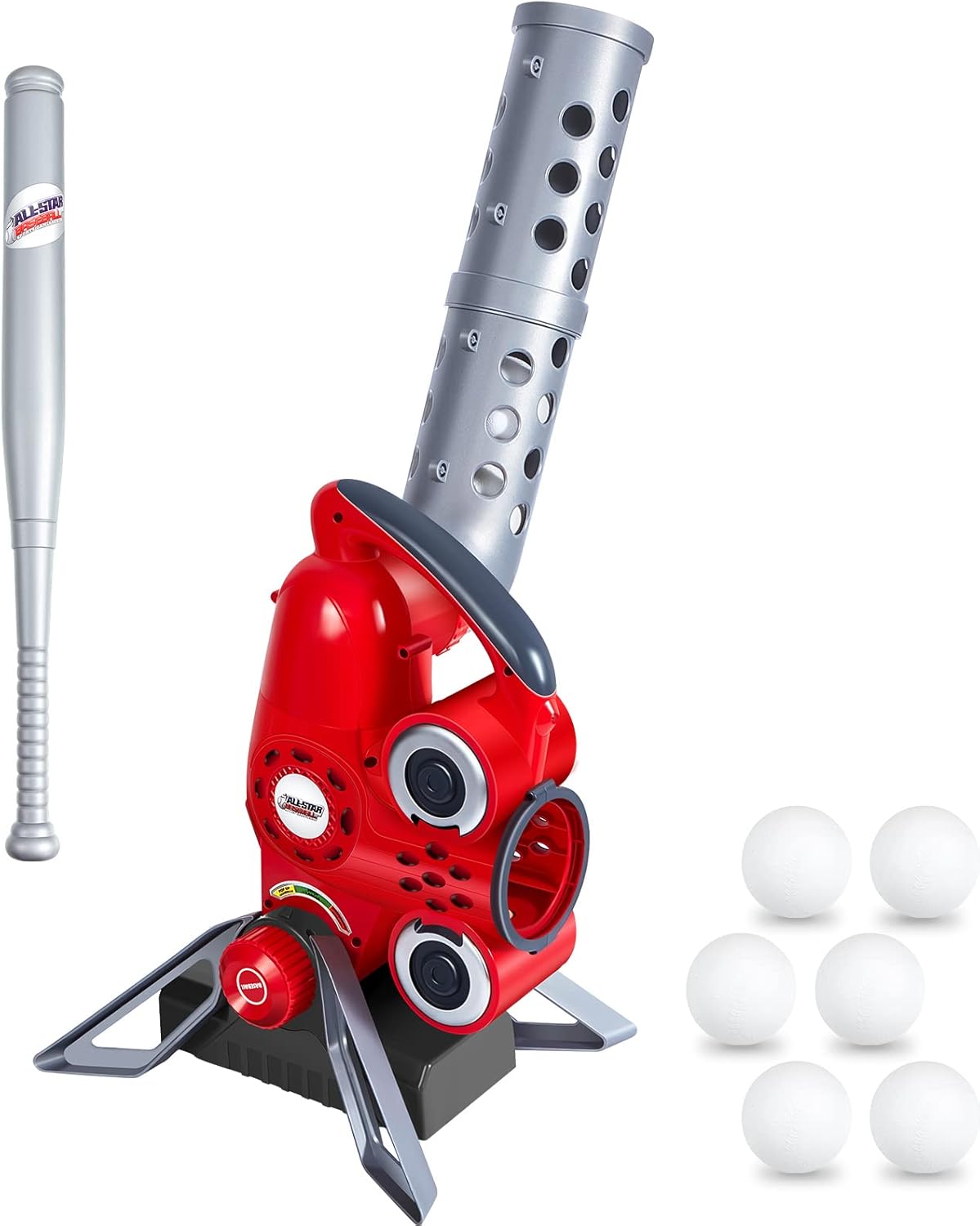 Baseball Pitching Machine Battery Powered Sports Baseball