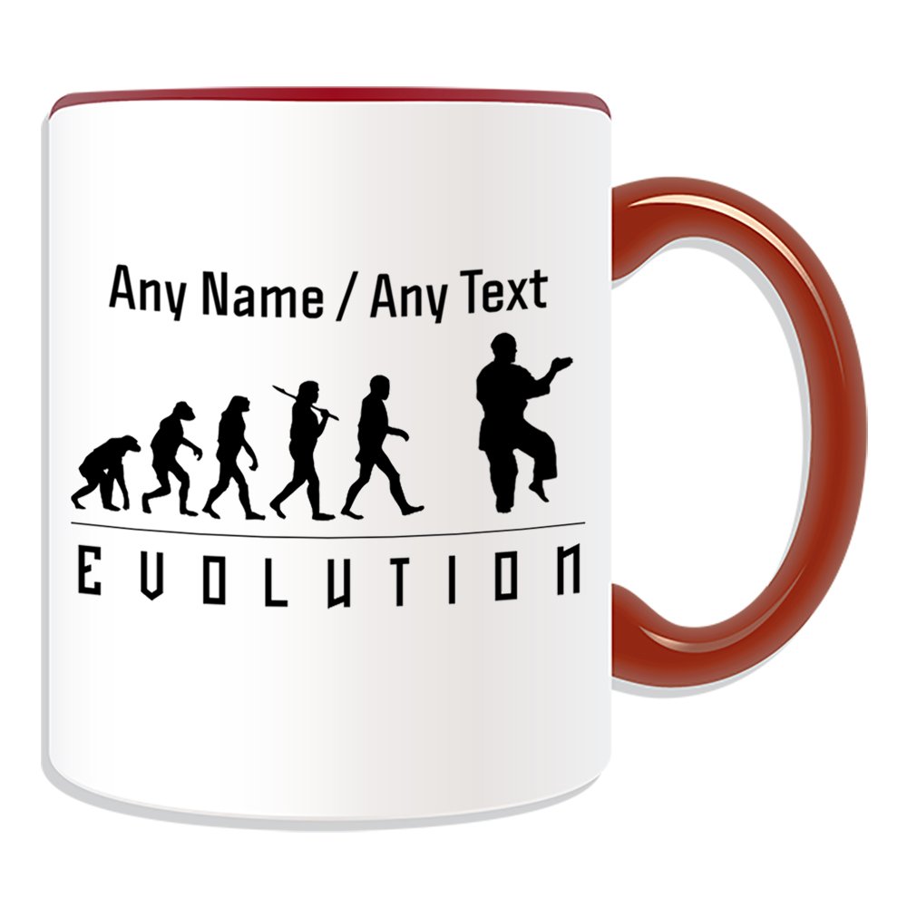 Taza De Boxeo Personalizable, Diseño De Texto En Inglés, Diseño De Texto único, Diseño De Jugador Olímpico, Entrenador De Kung Fu Kungfu KongFu Kun Fan Boxer History