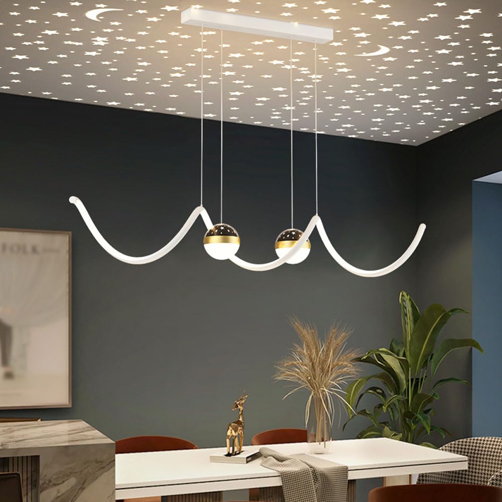Éclairage de suspension intérieur LED 30W avec suspension linéaire design