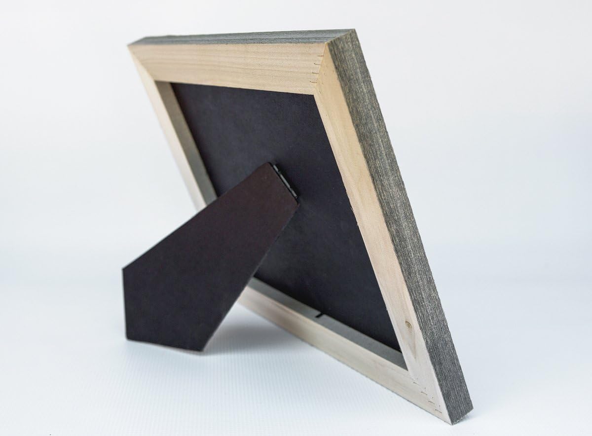 The Grandparent Gift Co. In Daddy’s Arms - 8 x 10 Modern Wooden Wall Photo Frame or Table Top Picture Frame - Holds a 4 x 6 Horizontal Photograph in its Center