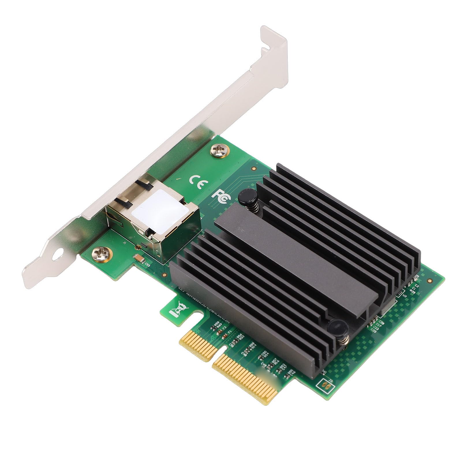 Scheda di Rete Ethernet PCIe X4 Singola Porta 10G RJ45,