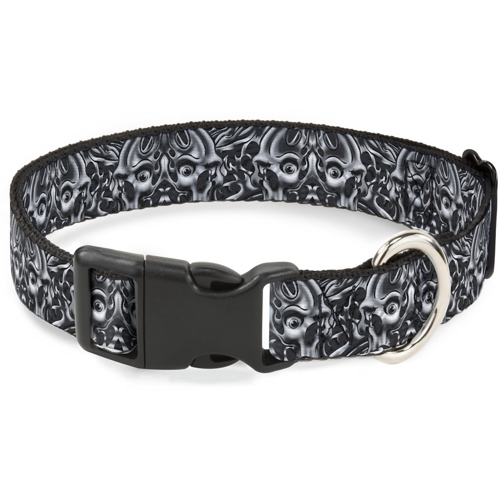 Collier Buckle Down Pc-w31965-m crânes 2,5 cm large pour chien