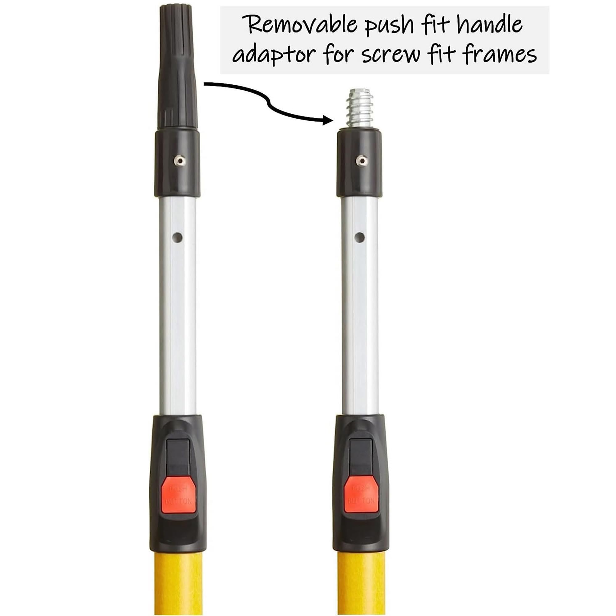 Rodillo de microfibra de pelo corto de 12 pulgadas + marco + barra de extensión + pintura para decorar el hogar DIY