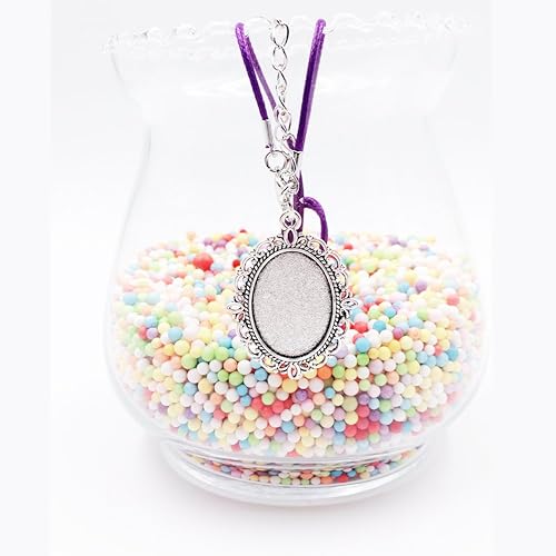 Miniatura 6 de Dcatcher Aretes ovalados vacíos de cabujón - 24 unidades