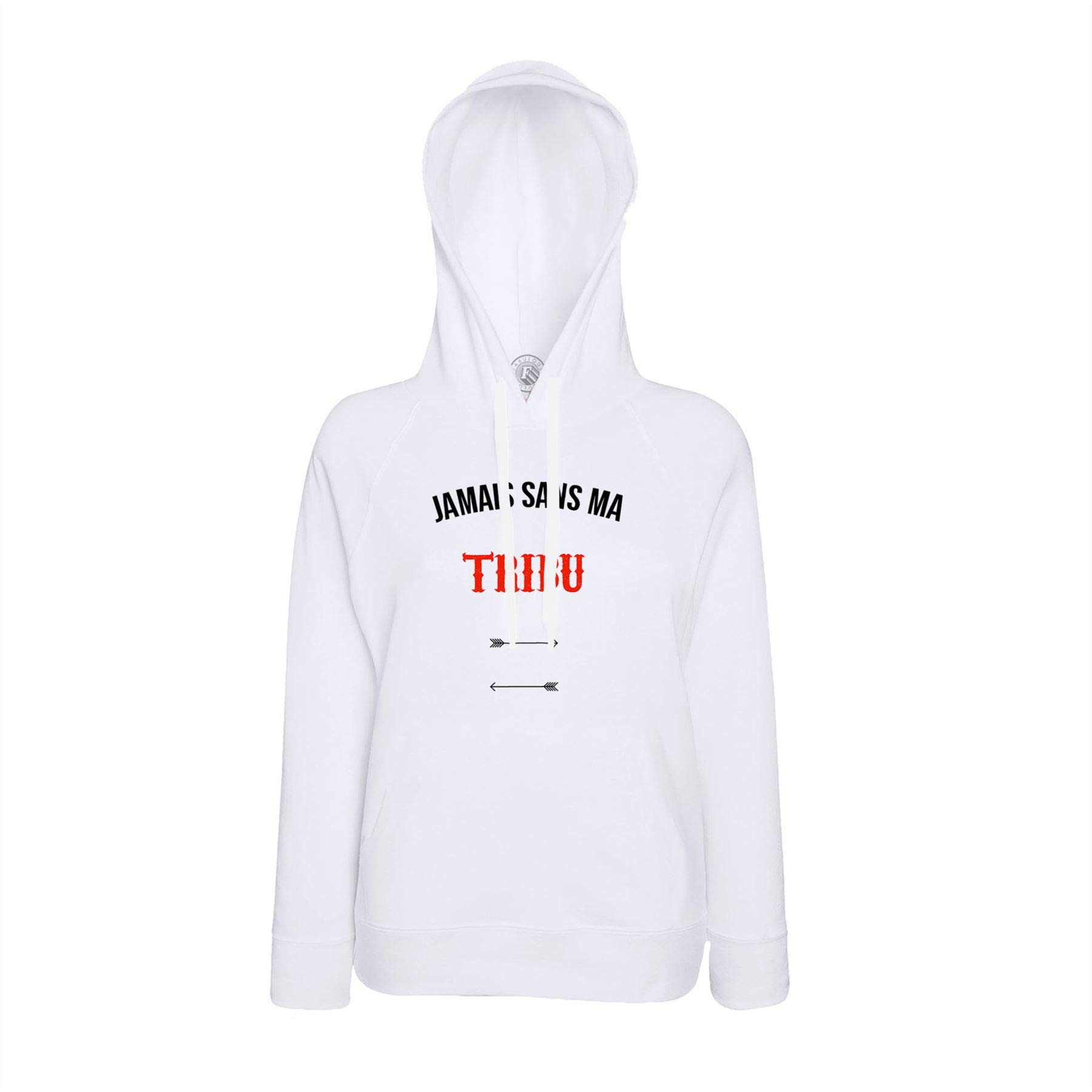 Sweat à capuche Jamais sans Ma Tribu sweat-shirt flèche arc pull amis famille - 2