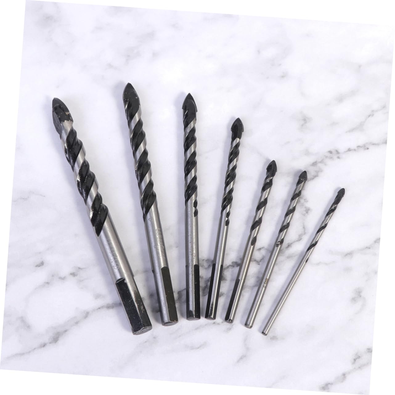 ARTIBETTER 7pcs Masonry Drill Bit Set Tile Glass Drill for Ceramic Glass Bits for Hand