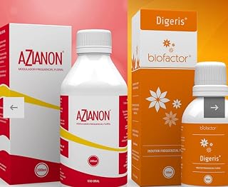 Azianon 200Ml + Digeris 50Ml Fisioquantic Sistema Digestivo