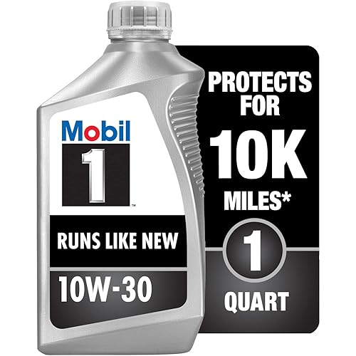 Mobil 1 Advanced Full Synthetic Motor Oil 10W-30, 1 Quart (Pack of 6)